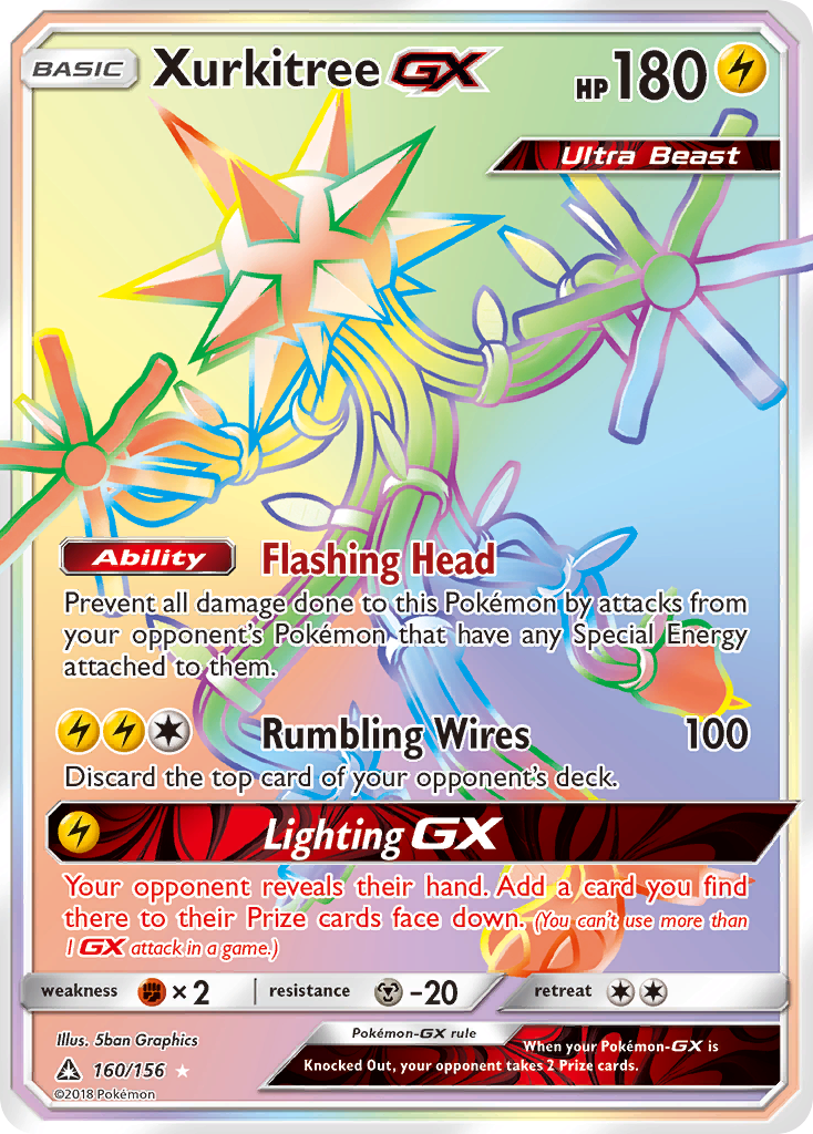 Xurkitree GX (160/156) [Sun & Moon: Ultra Prism] | Deep Dive Games St. Marys