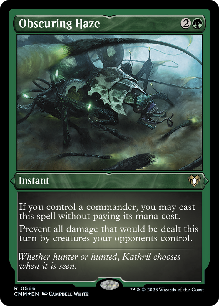 Obscuring Haze (Foil Etched) [Commander Masters] | Deep Dive Games St. Marys
