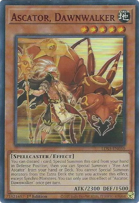 Ascator, Dawnwalker (Red) [LDS3-EN050] Ultra Rare | Deep Dive Games St. Marys