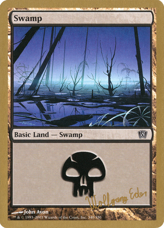 Swamp (we340) (Wolfgang Eder) [World Championship Decks 2003] | Deep Dive Games St. Marys