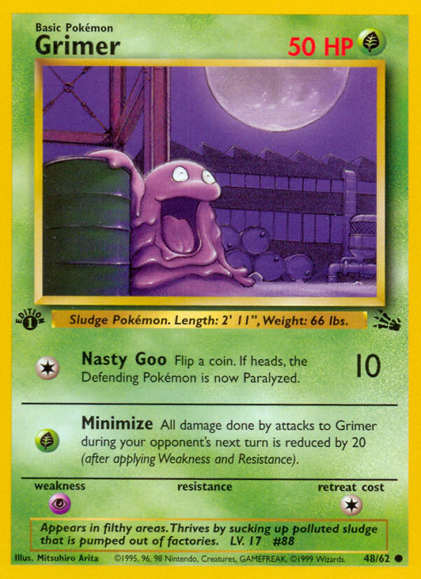 Grimer (48/62) [Fossil 1st Edition] | Deep Dive Games St. Marys