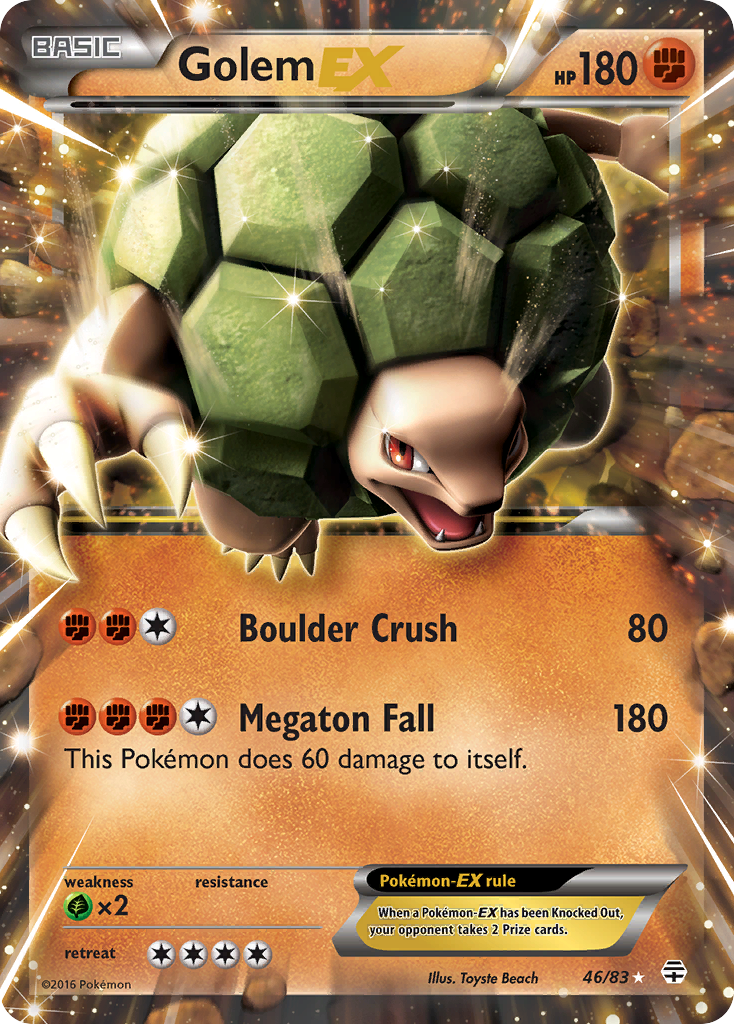 Golem EX (46/83) [XY: Generations] | Deep Dive Games St. Marys