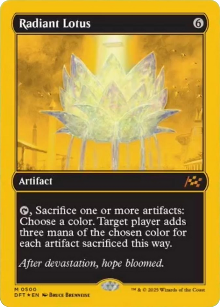 Radiant Lotus (First-Place Foil) [Aetherdrift] | Deep Dive Games St. Marys