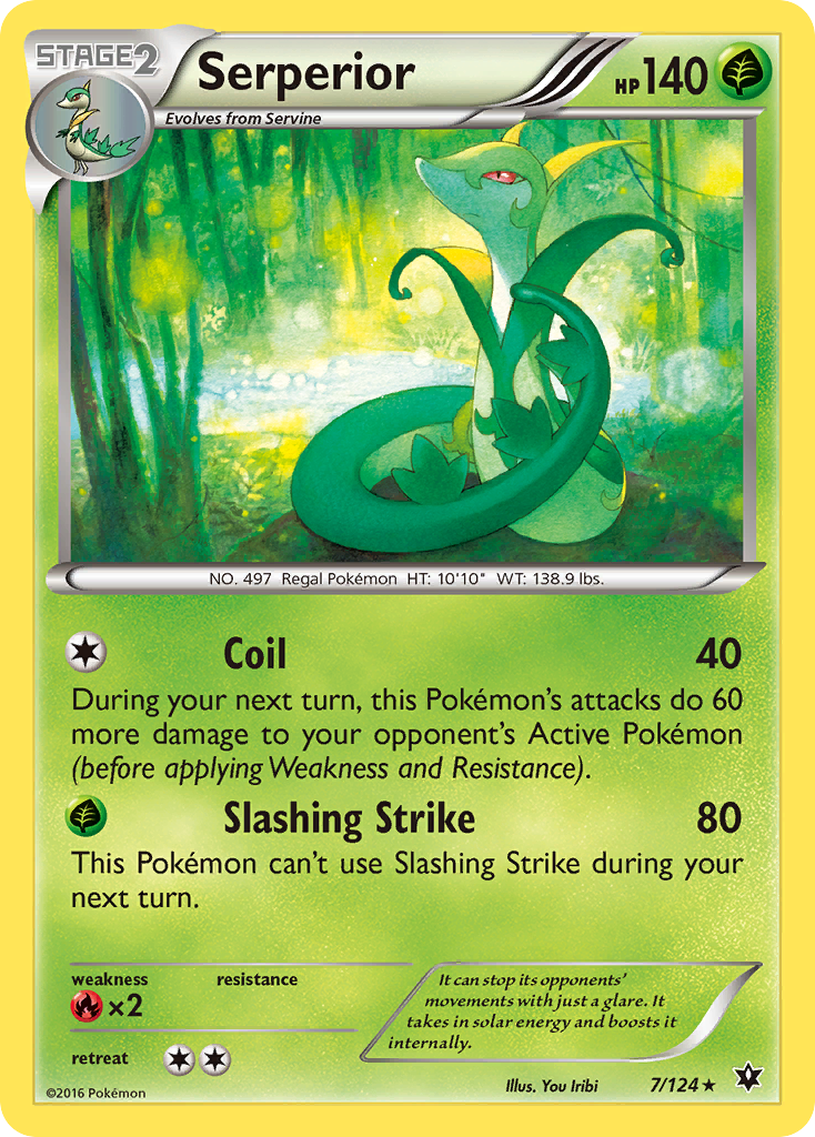 Serperior (7/124) [XY: Fates Collide] | Deep Dive Games St. Marys