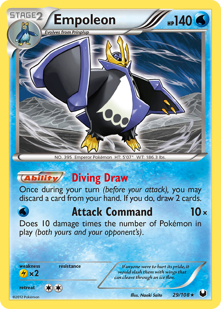 Empoleon (29/108) [Black & White: Dark Explorers] | Deep Dive Games St. Marys