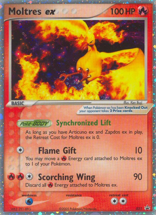 Moltres ex (031) [Nintendo: Black Star Promos] | Deep Dive Games St. Marys