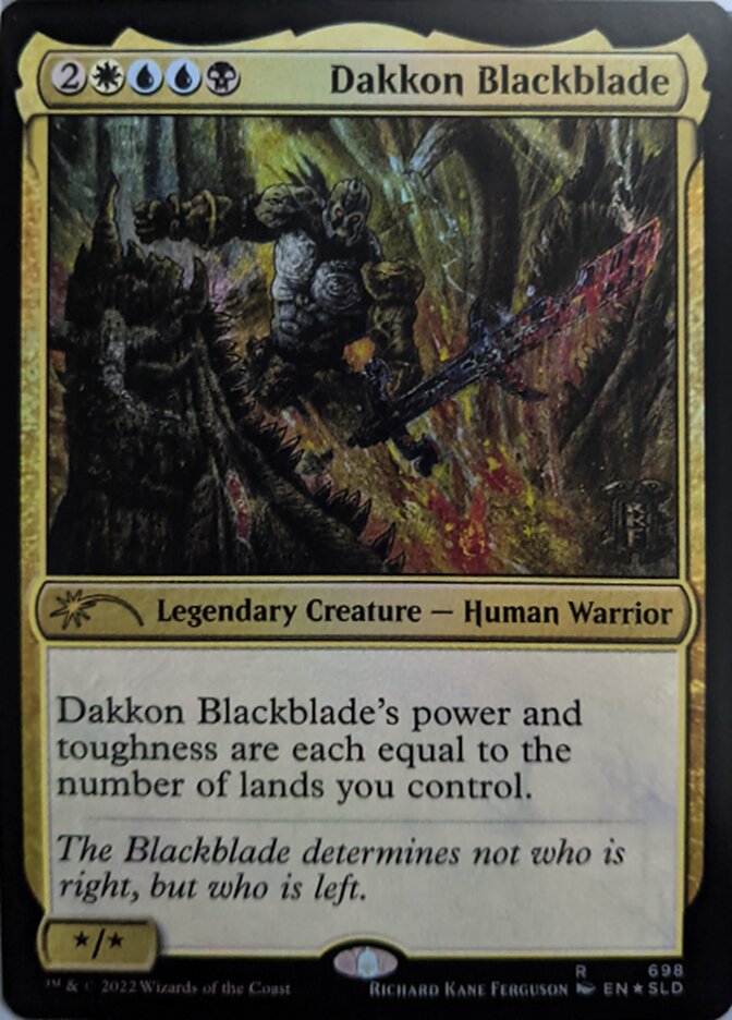 Dakkon Blackblade [Secret Lair Drop Promos] | Deep Dive Games St. Marys