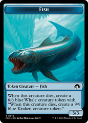 Eldrazi Spawn // Fish Double-Sided Token [Modern Horizons 3 Tokens] | Deep Dive Games St. Marys