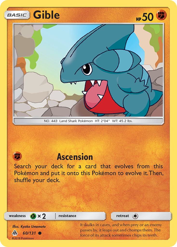 Gible (60/131) [Sun & Moon: Forbidden Light] | Deep Dive Games St. Marys
