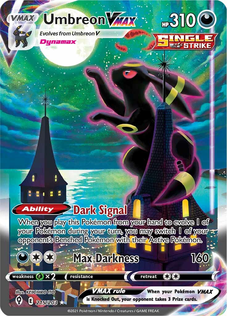 Umbreon VMAX (215/203) [Sword & Shield: Evolving Skies] | Deep Dive Games St. Marys