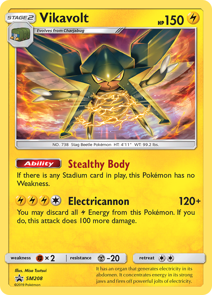 Vikavolt (SM208) [Sun & Moon: Black Star Promos] | Deep Dive Games St. Marys