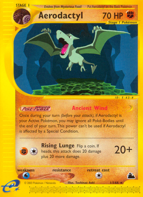 Aerodactyl (1/144) [Skyridge] | Deep Dive Games St. Marys