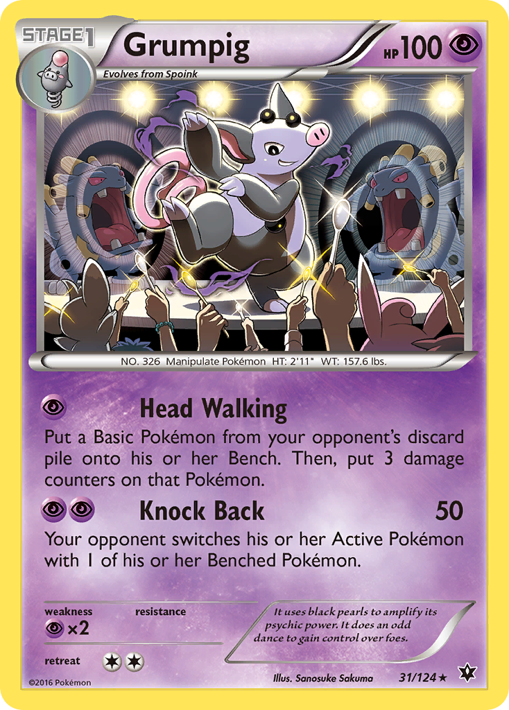 Grumpig (31/124) [XY: Fates Collide] | Deep Dive Games St. Marys