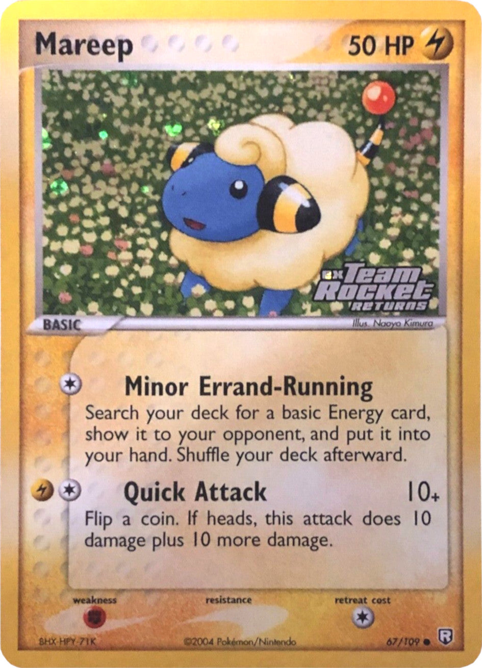 Mareep (67/109) (Stamped) [EX: Team Rocket Returns] | Deep Dive Games St. Marys