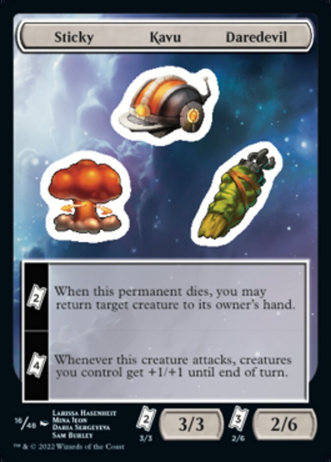 Sticky Kavu Daredevil [Unfinity Stickers] | Deep Dive Games St. Marys