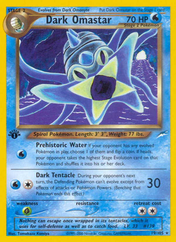 Dark Omastar (19/105) [Neo Destiny 1st Edition] | Deep Dive Games St. Marys