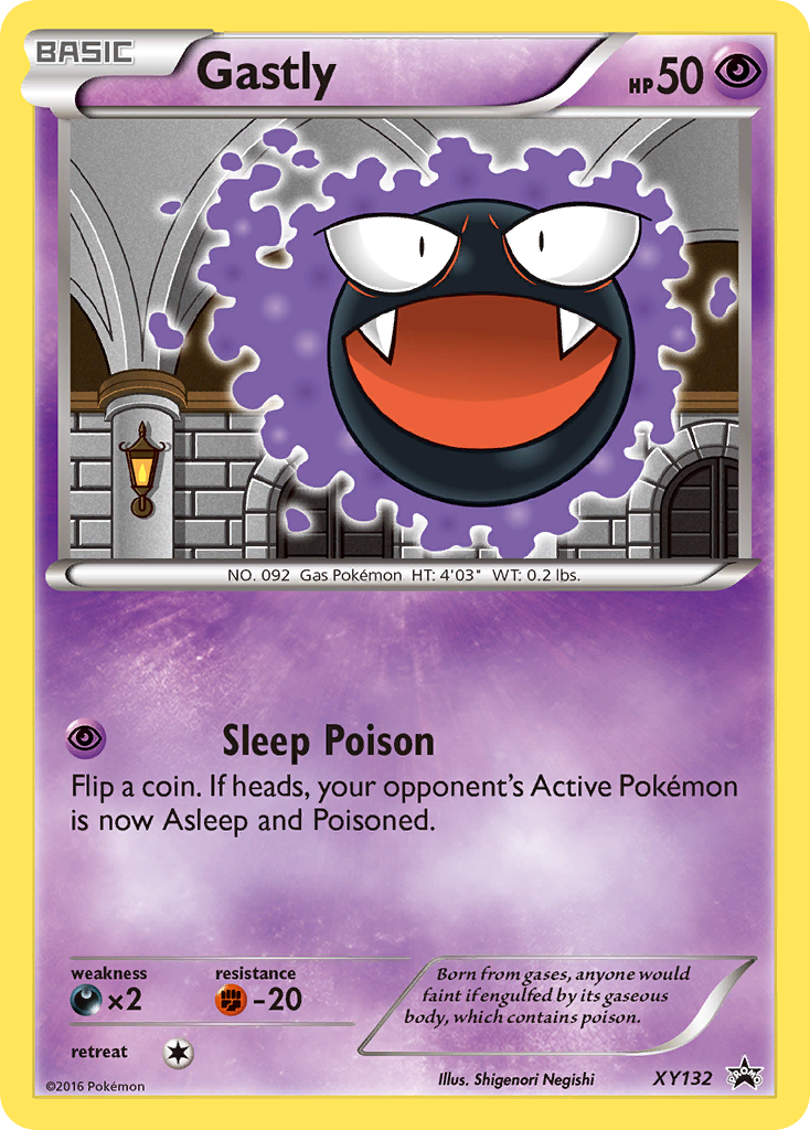 Gastly (XY132) [XY: Black Star Promos] | Deep Dive Games St. Marys