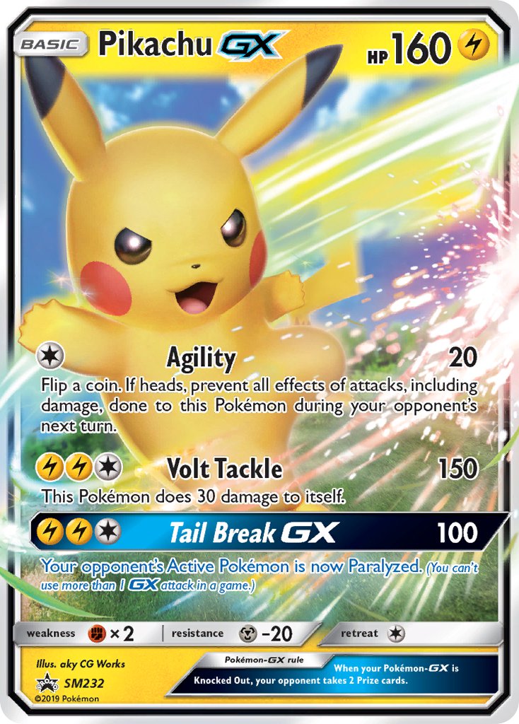 Pikachu GX (SM232) [Sun & Moon: Black Star Promos] | Deep Dive Games St. Marys