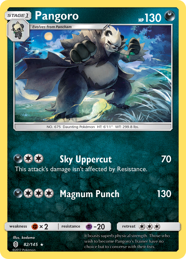 Pangoro (82/145) [Sun & Moon: Guardians Rising] | Deep Dive Games St. Marys