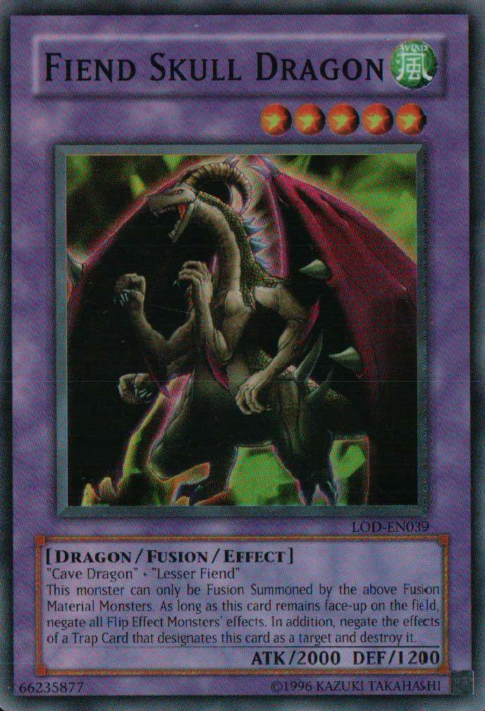 Fiend Skull Dragon [LOD-EN039] Super Rare | Deep Dive Games St. Marys