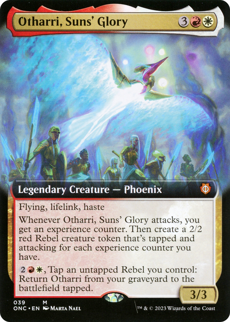 Otharri, Suns' Glory (Extended Art) [Phyrexia: All Will Be One Commander] | Deep Dive Games St. Marys