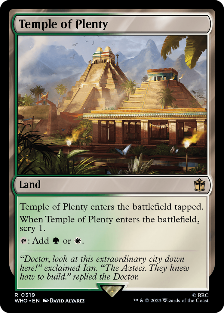 Temple of Plenty [Doctor Who] | Deep Dive Games St. Marys