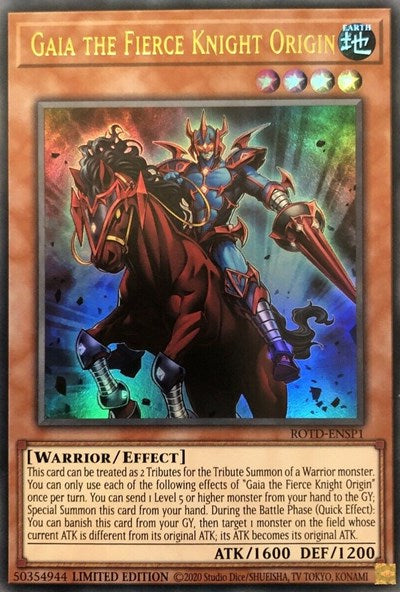 Gaia the Fierce Knight Origin [ROTD-ENSP1] Ultra Rare | Deep Dive Games St. Marys