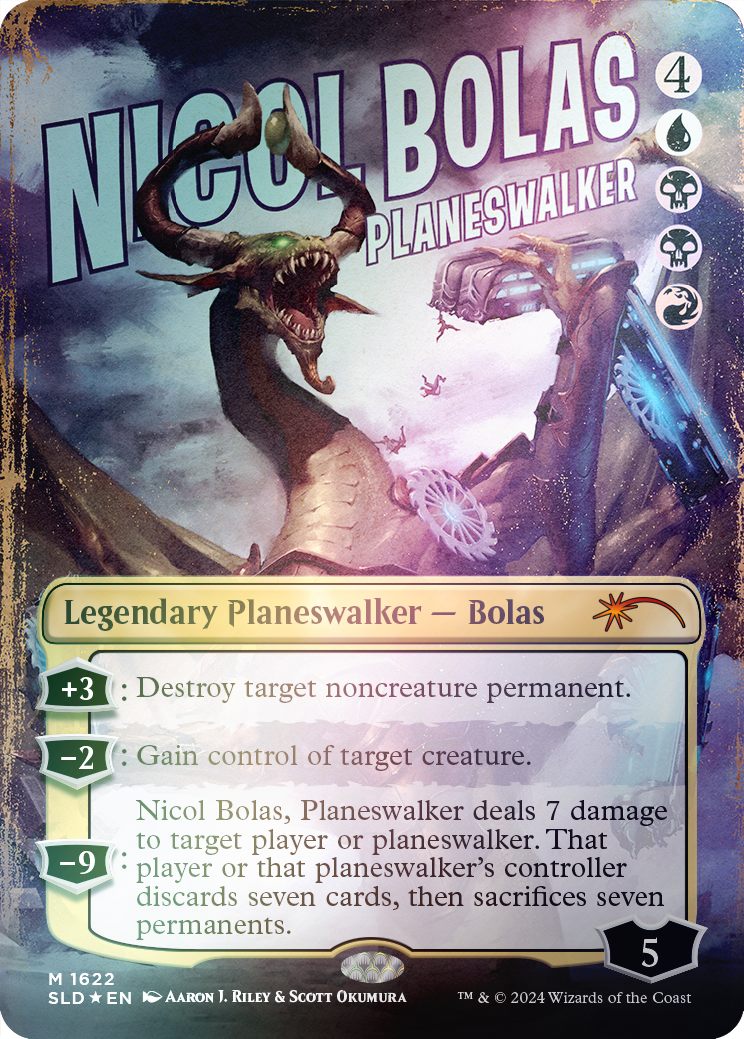 Nicol Bolas, Planeswalker (Rainbow Foil) [Secret Lair Drop Series] | Deep Dive Games St. Marys