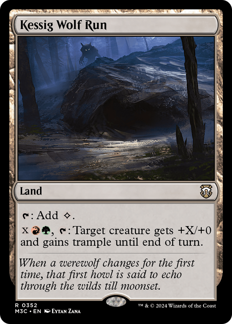Kessig Wolf Run (Ripple Foil) [Modern Horizons 3 Commander] | Deep Dive Games St. Marys