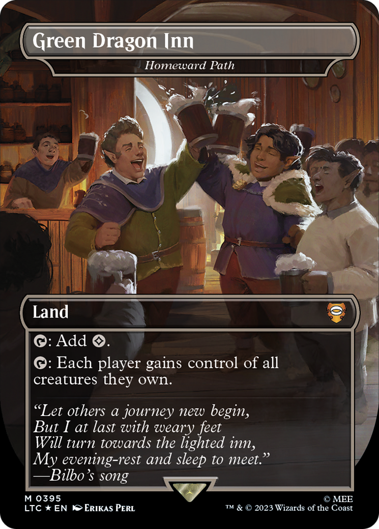 Green Dragon Inn - Homeward Path (Surge Foil Realms and Relics) [The Lord of the Rings: Tales of Middle-Earth Commander] | Deep Dive Games St. Marys