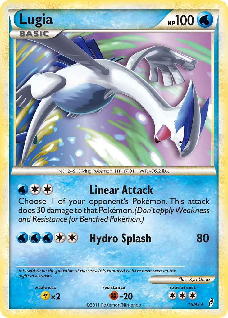 Lugia (15/95) [HeartGold & SoulSilver: Call of Legends] | Deep Dive Games St. Marys