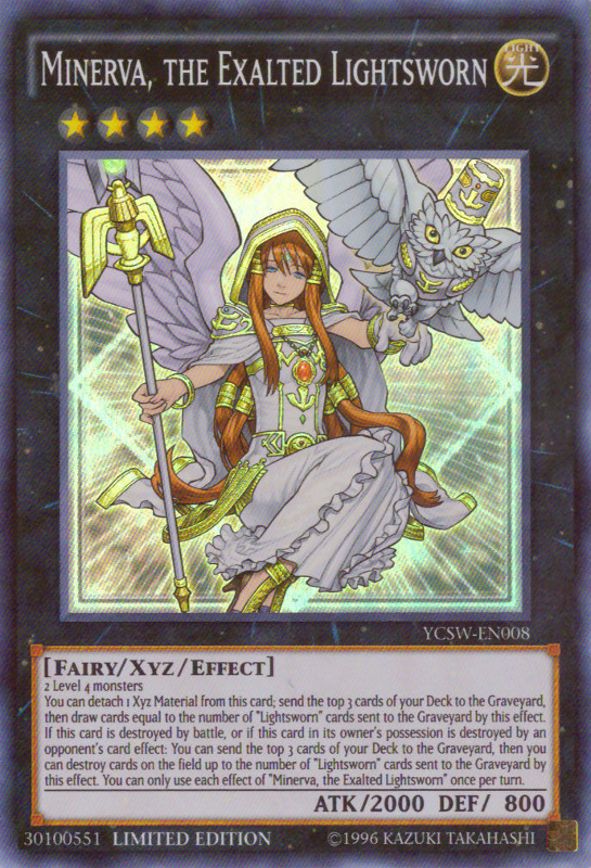 Minerva, the Exalted Lightsworn [YCSW-EN008] Super Rare | Deep Dive Games St. Marys