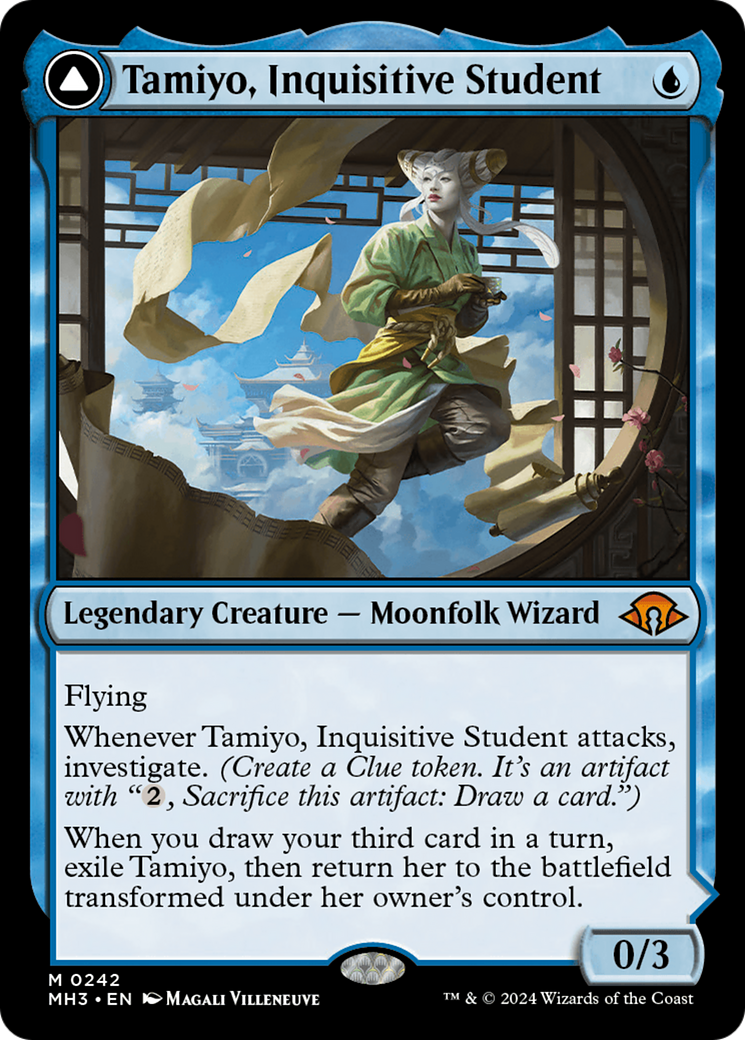 Tamiyo, Inquisitive Student // Tamiyo, Seasoned Scholar [Modern Horizons 3] | Deep Dive Games St. Marys