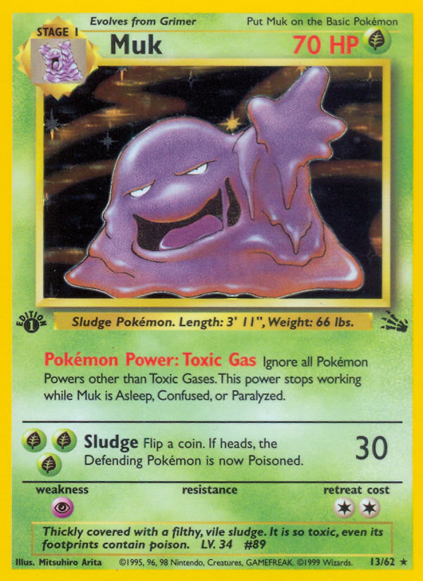 Muk (13/62) [Fossil 1st Edition] | Deep Dive Games St. Marys