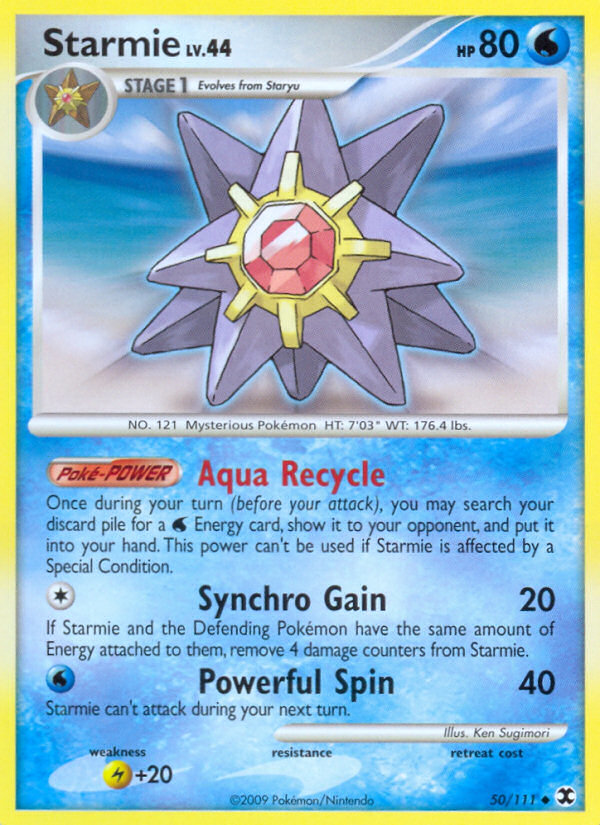 Starmie (50/111) [Platinum: Rising Rivals] | Deep Dive Games St. Marys