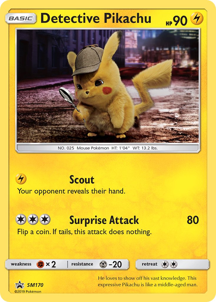 Detective Pikachu (SM170) [Sun & Moon: Black Star Promos] | Deep Dive Games St. Marys