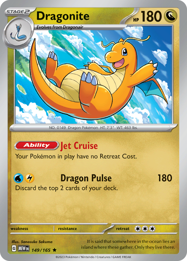 Dragonite (149/165) [Scarlet & Violet 151] | Deep Dive Games St. Marys