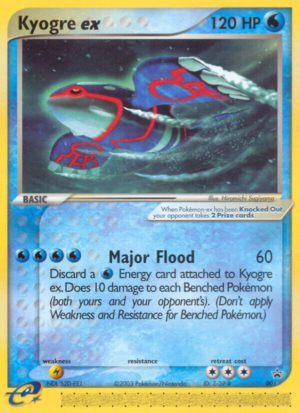 Kyogre ex (001) [Nintendo: Black Star Promos] | Deep Dive Games St. Marys