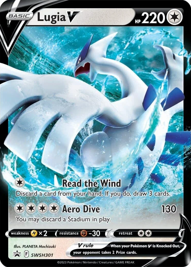 Lugia V (SWSH301) [Sword & Shield: Black Star Promos] | Deep Dive Games St. Marys