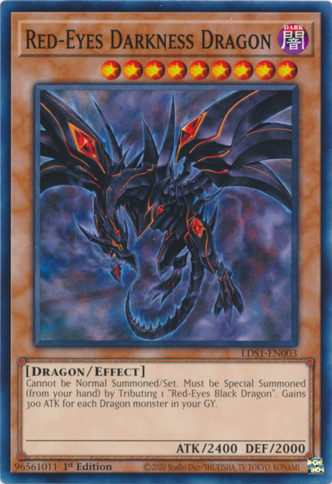 Red-Eyes Darkness Dragon [LDS1-EN003] Common | Deep Dive Games St. Marys