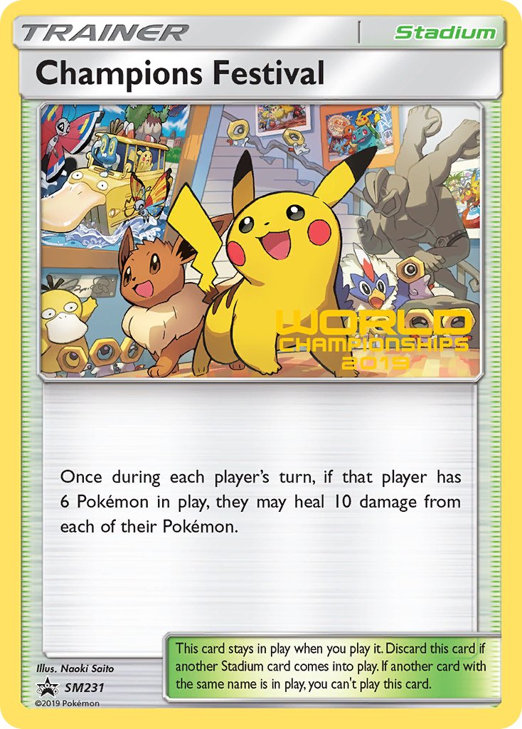 Champions Festival (SM231) (Quarter Finalist 2019) [Sun & Moon: Black Star Promos] | Deep Dive Games St. Marys