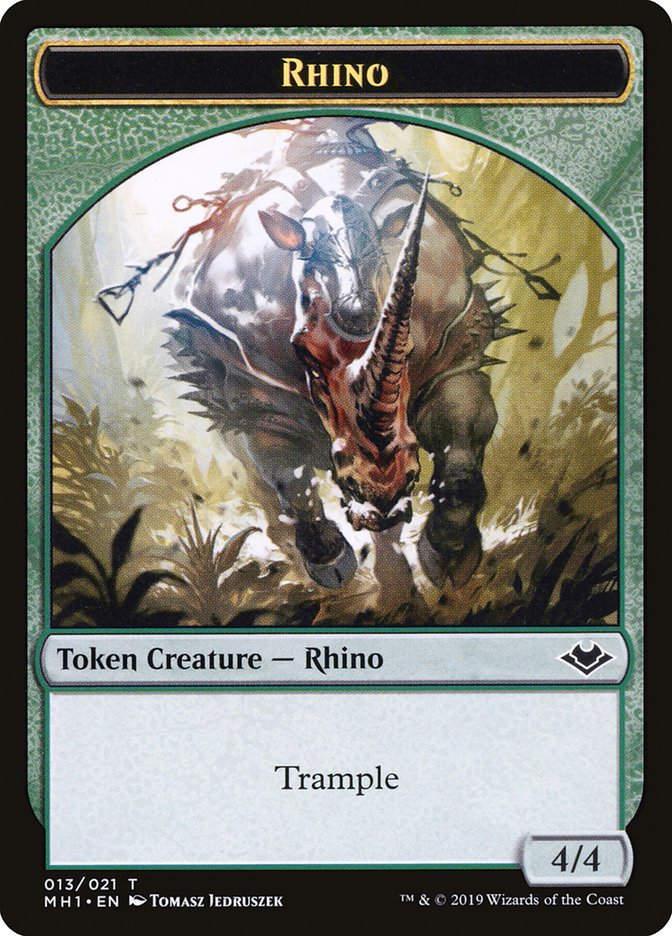 Rhino Token [Modern Horizons Tokens] | Deep Dive Games St. Marys