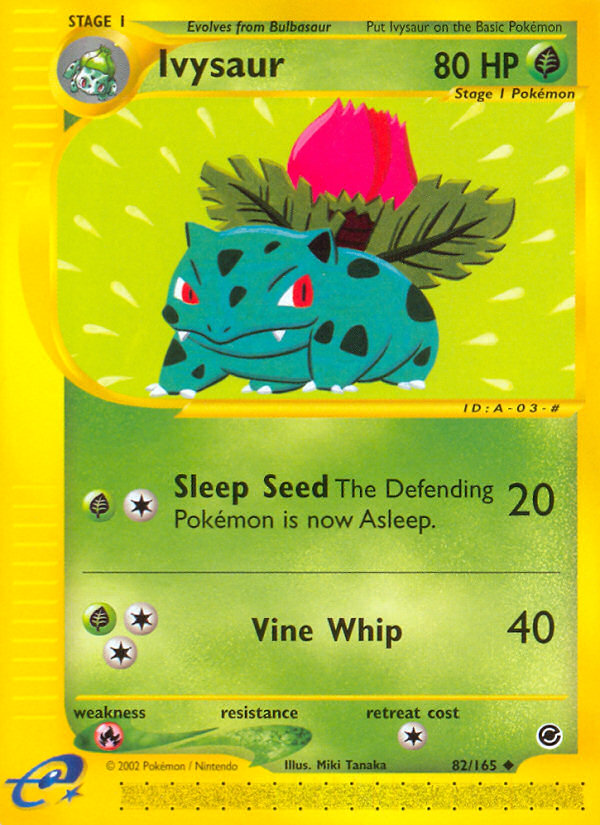 Ivysaur (82/165) [Expedition: Base Set] | Deep Dive Games St. Marys