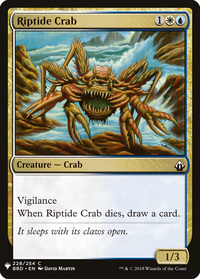 Riptide Crab [Mystery Booster] | Deep Dive Games St. Marys