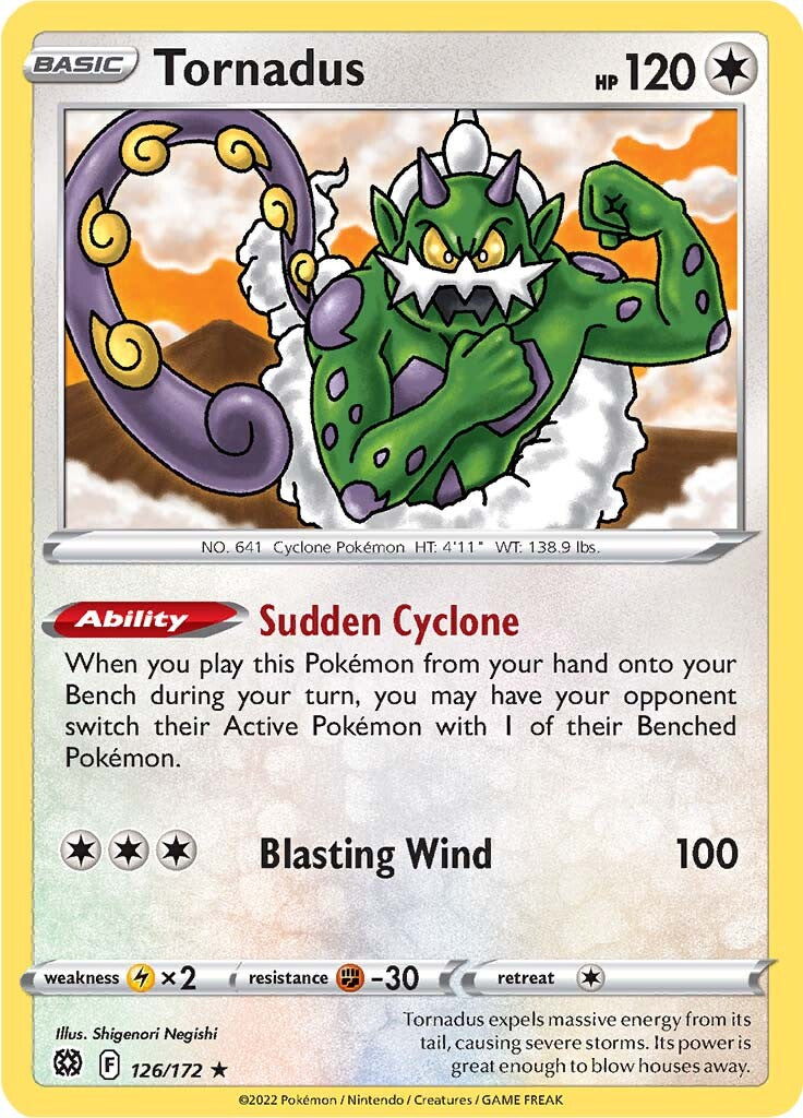 Tornadus (126/172) [Sword & Shield: Brilliant Stars] | Deep Dive Games St. Marys