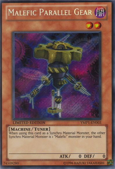 Malefic Parallel Gear [YMP1-EN003] Secret Rare | Deep Dive Games St. Marys