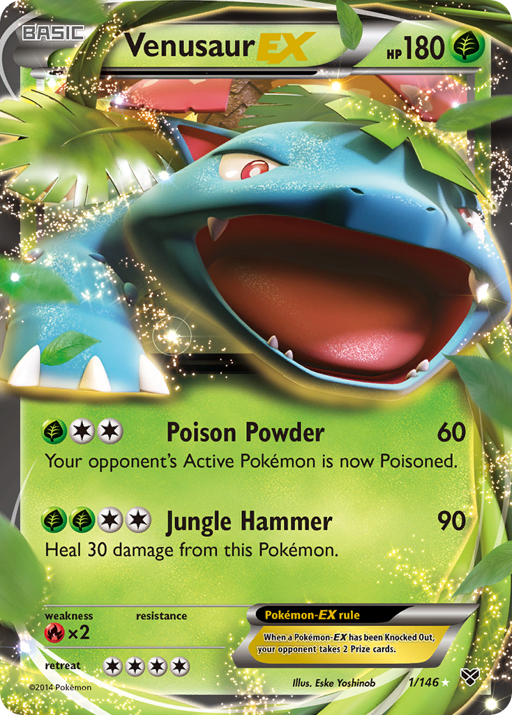 Venusaur EX (1/146) [XY: Base Set] | Deep Dive Games St. Marys