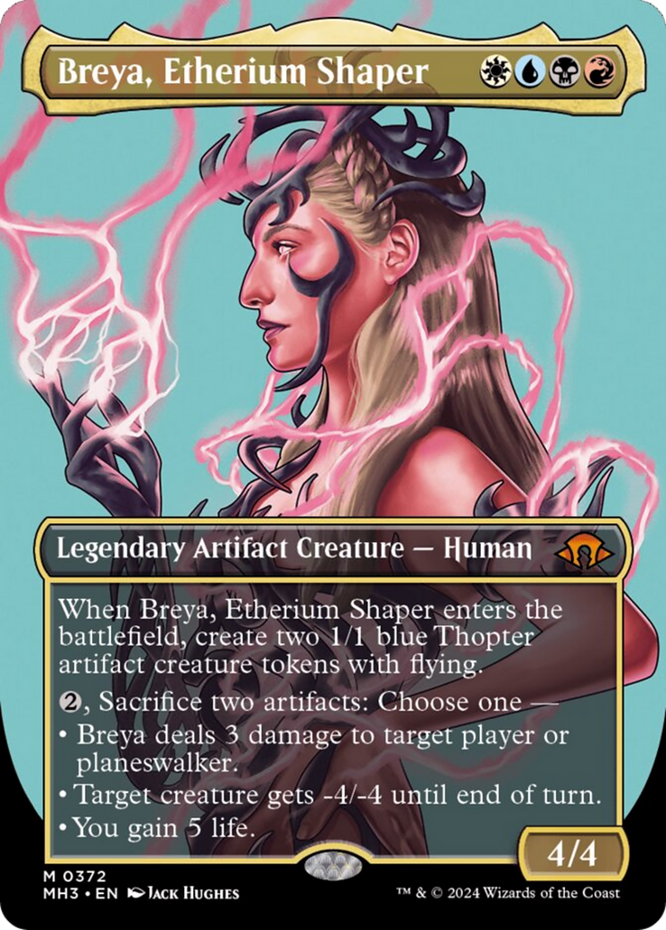 Breya, Etherium Shaper (Borderless) [Modern Horizons 3] | Deep Dive Games St. Marys