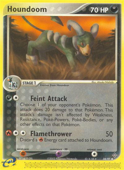 Houndoom (34/97) [EX: Dragon] | Deep Dive Games St. Marys