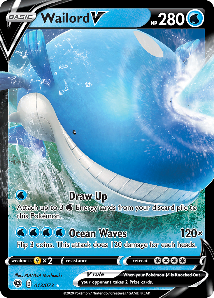 Wailord V (013/073) [Sword & Shield: Champion's Path] | Deep Dive Games St. Marys